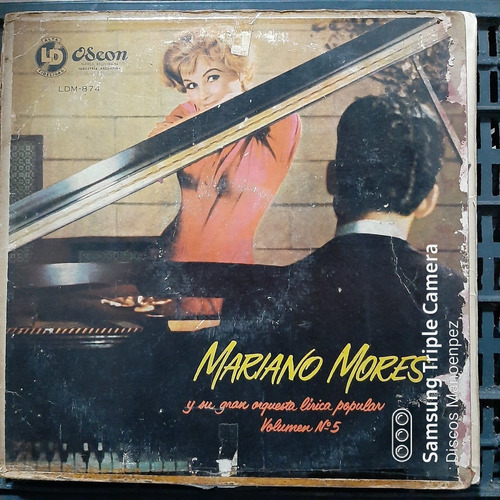 Vinilo Mariano Mores Su Orquesta Lirica Popular Volumen 5 T3