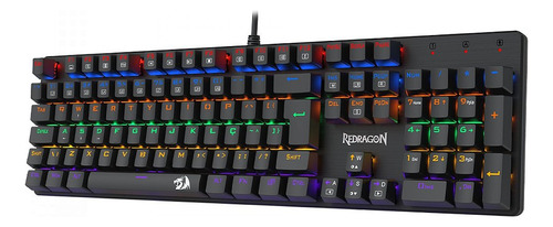 Teclado Mecânico Gamer Redragon Valheim Rainbow, Switch Brow
