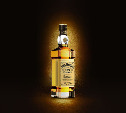 Imagen 5 de 9 de Whisky Jack Daniels Gold Nro 27 750ml En Estuche