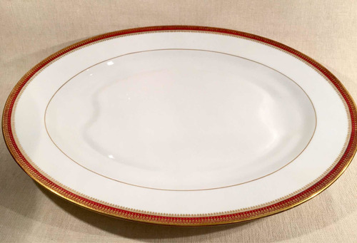 Bandeja Gigante De Porcelana Limoges.-