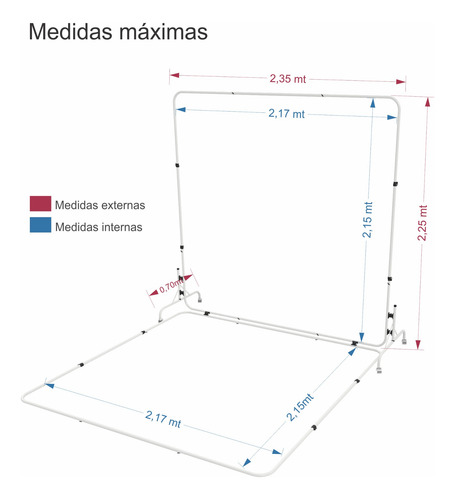 Imagem 7 de 10 de Smartwall Estrutura E Prendedores (a Vista)