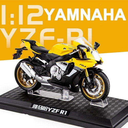 Yamaha Yzf 1:12 Miniatura Metal Moto Colección