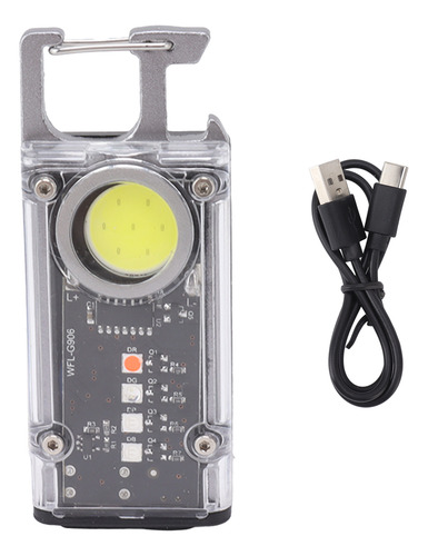 Llavero Cob Ultra Brillante Mini Cob Work Usb Tipo C