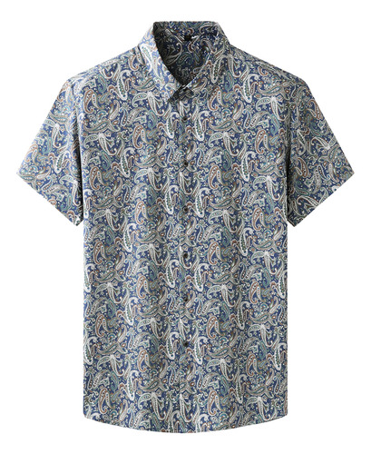 Camisa De Talla Grande Para Hombre, Camisas De Playa, Camisa