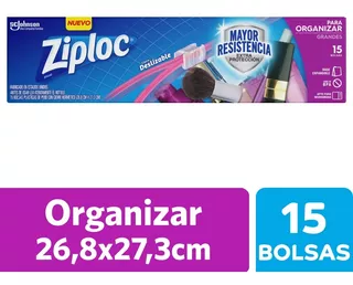 Bolsa Organizar Reutilizable Grandes Cierre Deslizable S/bpa