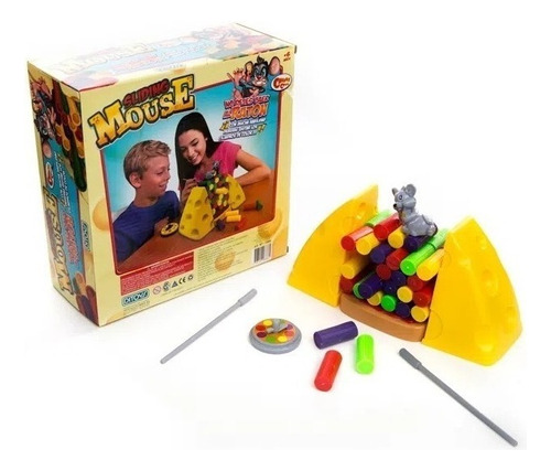 Juego De Mesa Destreza Sliding Mouse Ditoys Monkey Toys