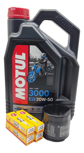 Kit Afinacion Aceite Mineral Honda Shadow Vt 1300 Vtx 1300