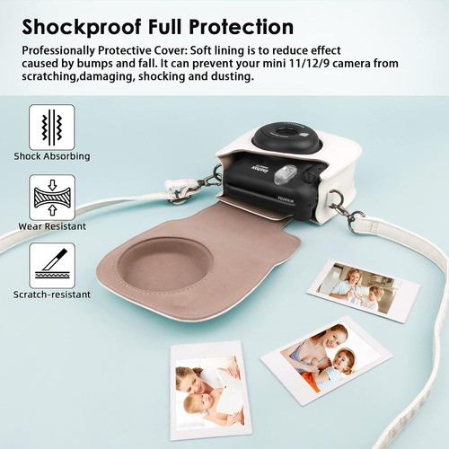 Funda Protectora Aextaest P/ Fujifilm Instax Mini 11 Blanco
