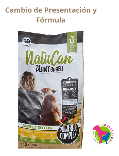 Natucan Super Premium Vegano Adulto Raza Grande X3kg-e/g Z/o