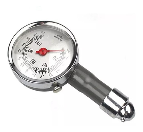 Manómetro Medidor De Aire Presión Neumáticos De 10 A 100 Psi