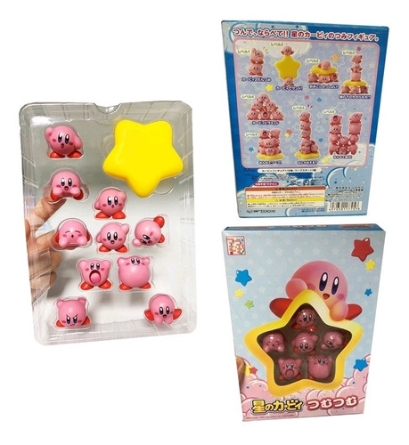 Kirby Figuras Pack 11 Figuritas Pvc+20 Stickers De Regalo 