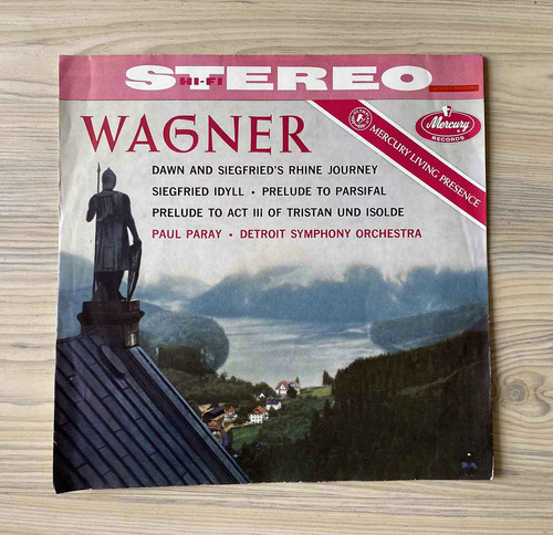 Vinilo Wagner, Paul Paray, Detroit Symphony  Orchestra -