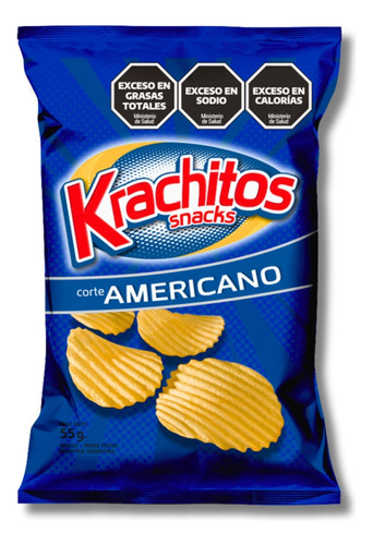 Papas Fritas Krachitos Corte Americano  X 55 Grs.