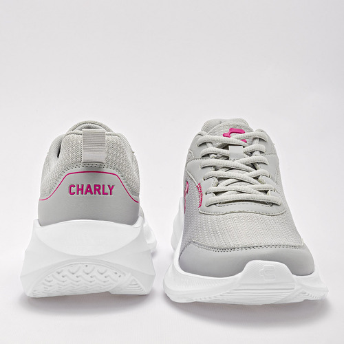 Tenis Mujer Charly 1059886003 Gris Fucsia 127-457