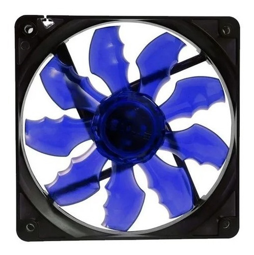 Cooler Fan Gamer F10 4 Led Azul Blue 12cm Pc Gamer - Oex