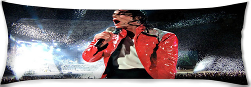 Cojin Almohada Larga Michael Jackson Concierto 35x100cm