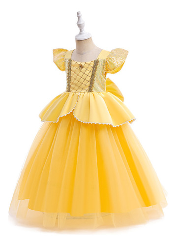 Espectáculo Infantil Con El Vestido De La Princesa Bella Y L