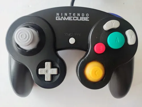 Control Original Para Nintendo Gamecube Color Negro (Usado)
