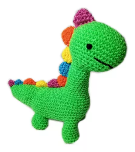 Dinosaurio Amigurumi Muñeco Tejido Al Crochet