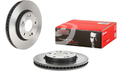 Par Discos Brembo Mitsubishi Lancer Ralliart 2004-2006 Del