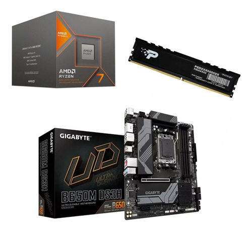 Combo Ryzen 7 8700g +  Gigabyte  B560m Ds3h + 16gb 5600