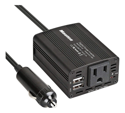 Inversor De Corriente Automotriz 12v 110v 150w Coche Usb