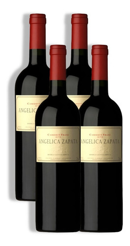 Vino Angélica Zapata Cabernet Franc Caja X4u 750ml Mendoza