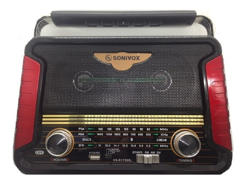 Radio Onda Corta  Antiguo Solar Bluetooth  Am Fm Sw Mp3 