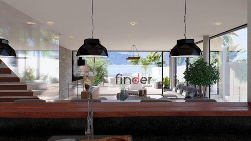 Imagem 10 de 13 de Casa De Condomínio À Venda Na Avenida Deble Luíza Derani. Casa Pé Na Areia, 500 M², 5 Suítes, Arquitetura Moderna, Piscina, Área Gourmet E 4 Vagas. - Ca1013