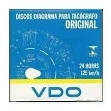 Disco De Tacografo Diario 125km 1 Dia Vdo (original)