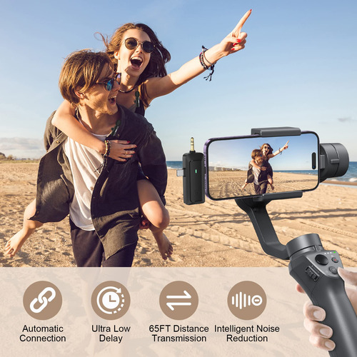 Micrófono Lavalier Inalámbrico Hmkch Para iPhone/android