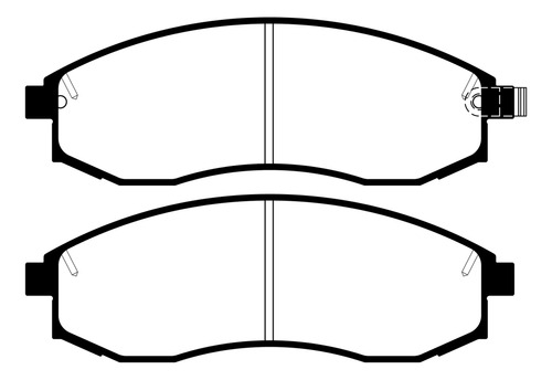 Pastillas De Freno Para Mitsubishi L 200 Pick Up D/c 1 2.5 T