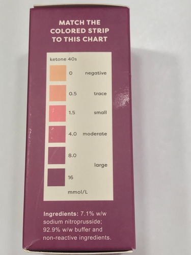 Medidor Cetose( 200 Tiras) Dieta Cetogênica,low Carb,paleo