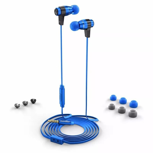 Auriculares Sentey Earbud Oryon Blue Ls-4217 Microfono Gamer