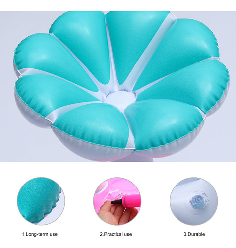 Soporte Inflable Para Piscina, 2 Portavasos Con 1 Unidad De