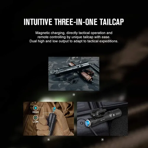 Linterna Táctica Olight Odin 2000 Lúmenes Recargable
