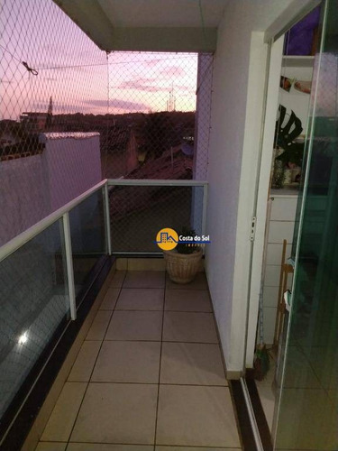 Excelente Apartamento Com 2 Dormitórios À Venda, 80 M² Por R$ 295.000,00 - Recreio - Rio Das Ostras/rj - Ap0703