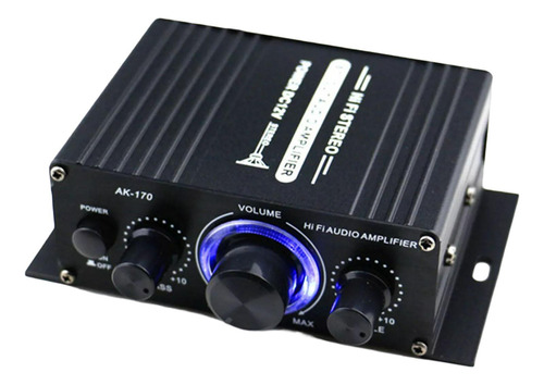 Amplificador De Potencia De Audio Hifi Portátil Dc 12v