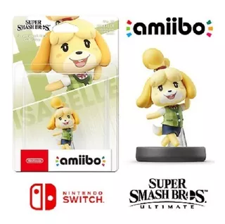 Amiibo Super Smash Bros Series Isabelle Sellado Original Ade