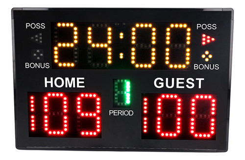 Marcador Electrónico Led Digital De Baloncesto De 11 Dígitos