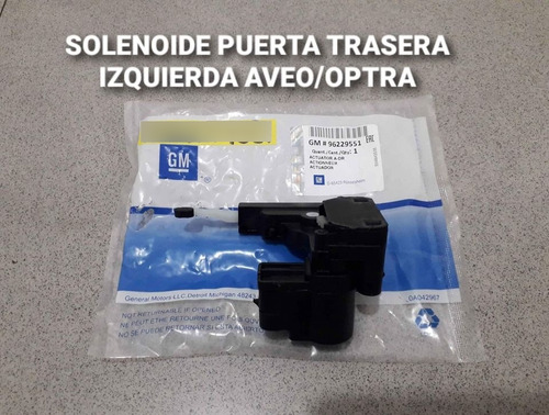 Solenoide Puerta Trasera Izquierda Aveo/optra