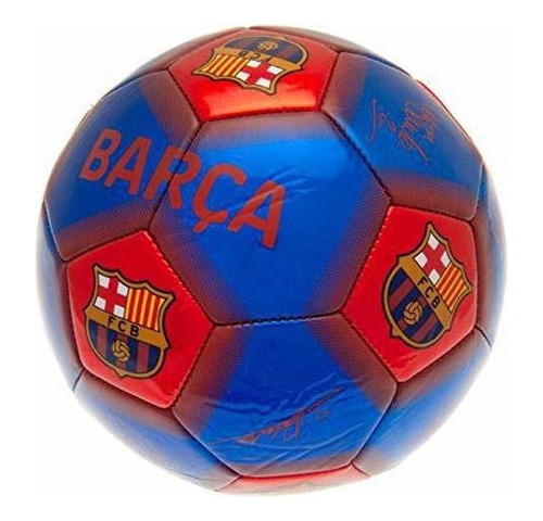 Balón De Fútbol  Barcelona (talla Única) (azul Cielo / Ro