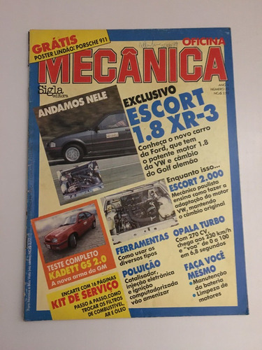 Revista Oficina Mecânica 33 - Porsche 911 Escort Xr3