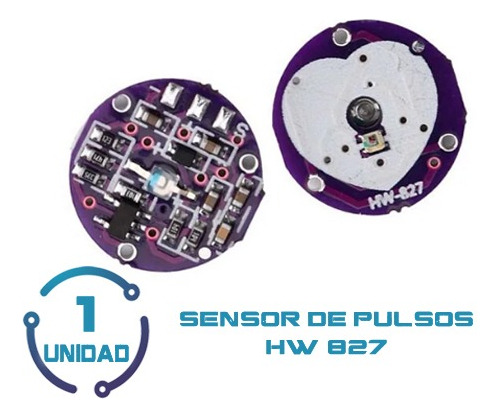 1 Unid Sensor De Pulsos Cardiacos Hw827 Para Esp32 Arduino