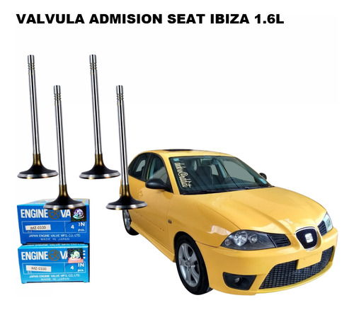 Valvula Admision Seat Ibiza 1.6l