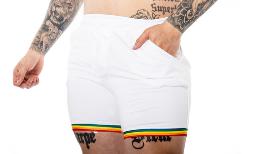 Shorts Hombre Deportivo Gimnasio Futbol Running Pantalon A18