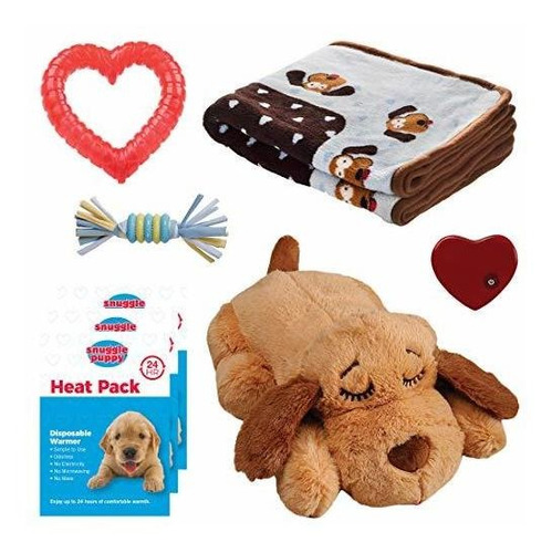 Kit De Juguetes Para Cachorro Mantita Mordederas Heat Packs