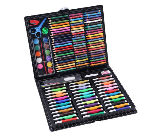 Set150 Lápices De Dibujo Estuches De Colores Acuarela Crayón
