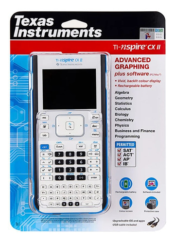 Calculadora Científica De Texas Instruments Ti-nspire Cx Ii