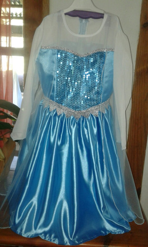 Disfraz Vestido  Fiesta Frozen Elsa